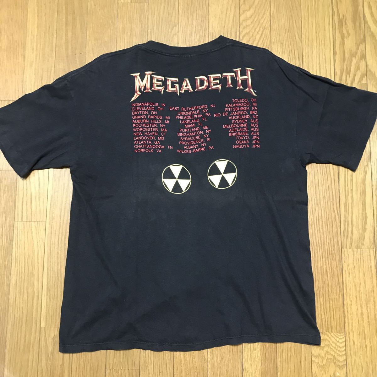 VINTAGE MEGADETH TEE BROCKUM XL ヴィンテージ メガデス Tシャツ 古着 