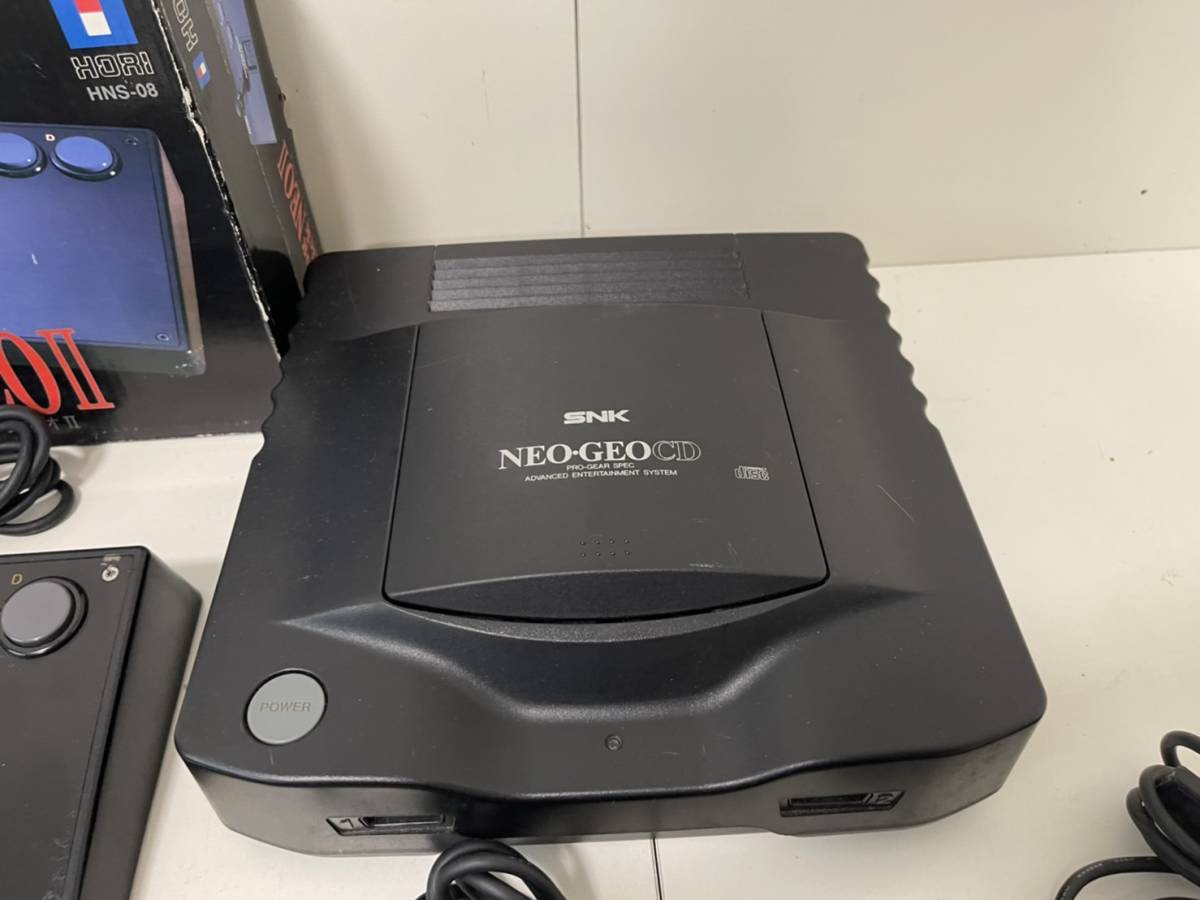 SNK ネオジオCD 本体 コントローラー ネオジオスティック 