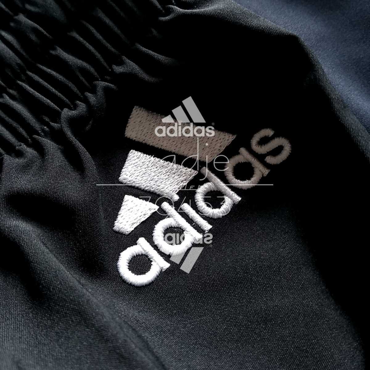 正規品 Adidas アディダス ハーフパンツ 2点セット 薄手 ロゴ プリント 刺繍 黒 ブラック 紺 ネイビー L ショートパンツ 半ズボン 売買されたオークション情報 Yahooの商品情報をアーカイブ公開 オークファン Aucfan Com