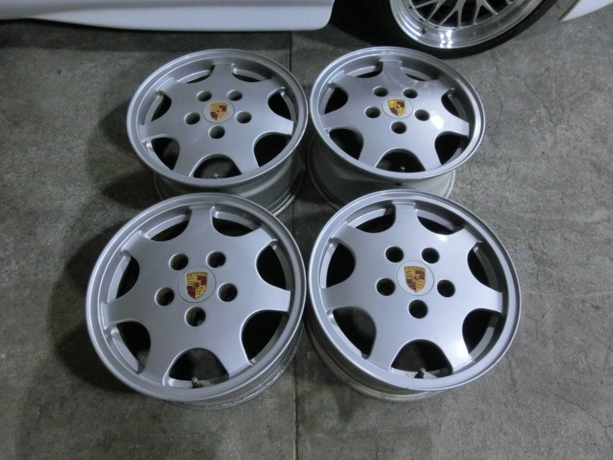 ポルシェ 944 S2 16インチ 4本セット 7J 8J 純正センター 