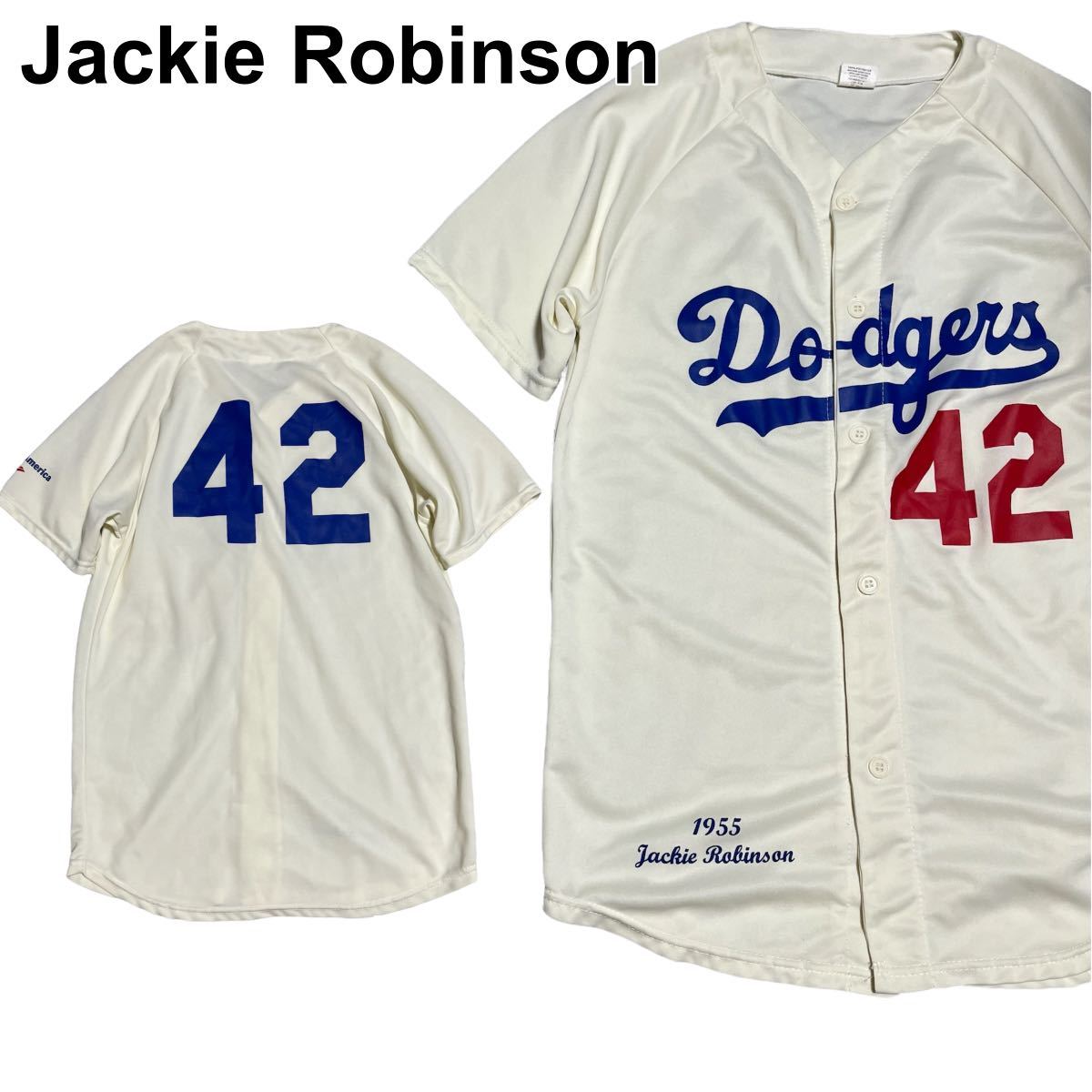【豊富な，送料無料】 状態良 レア MLB ドジャース ジャッキー ロビンソン ユニフォーム 背番号42 Jackie Robinson(応援ユニフォーム、ウエア)｜売買されたオークション情報、yahooの商品情報をアーカイブ公開 - オーク 応援ユニフォーム、ウエア