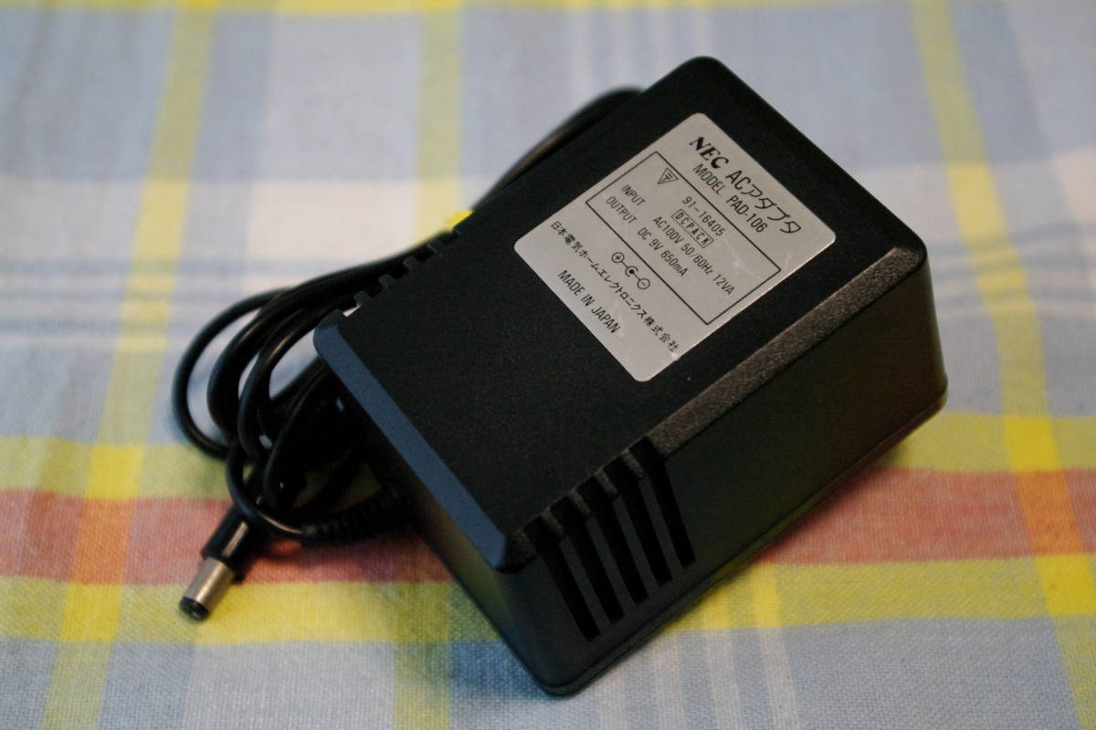 NEC PCエンジン GT ゲーム アクセサリー 周辺機器 ACアダプター PAD 