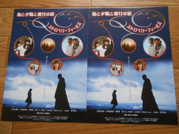 チラシ 海と夕陽と彼女の涙 ストロベリーフィールズ 2種類 太田隆文 佐津川愛美 芳賀優里亜 東亜優 谷村美月 シアターイメージフォーラ 映画 売買されたオークション情報 Yahooの商品情報をアーカイブ公開 オークファン Aucfan Com