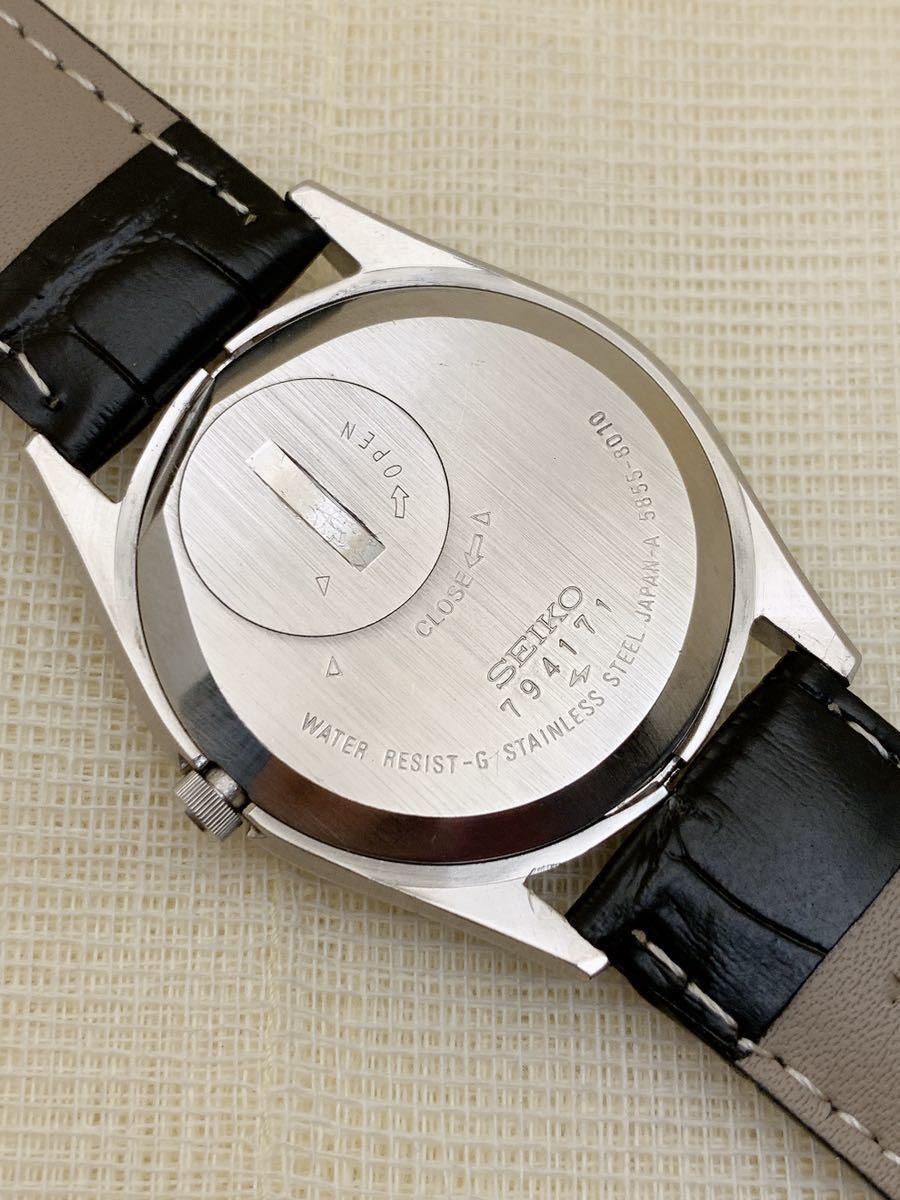 美品 SEIKO セイコー KING QUARTZ キングクオーツ 5855-8010 クォーツ
