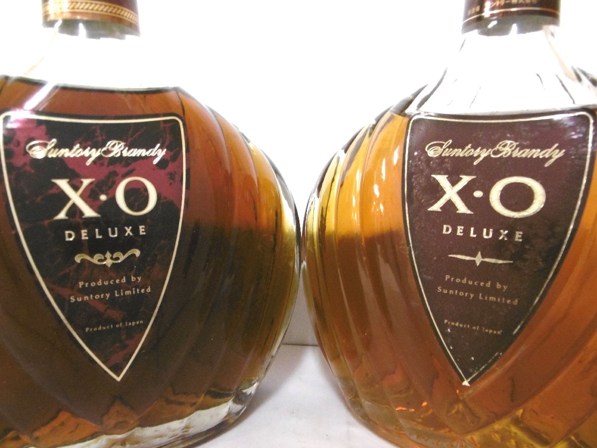 東京都内限定】 古酒 未開栓 4本セット SUNTORY サントリー XO DELUXE
