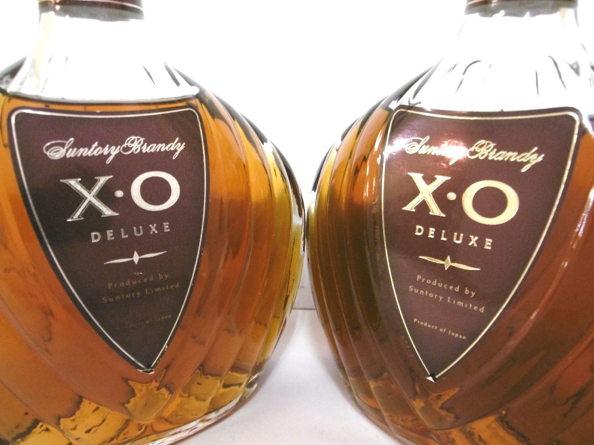 東京都内限定】 古酒 未開栓 4本セット SUNTORY サントリー XO DELUXE