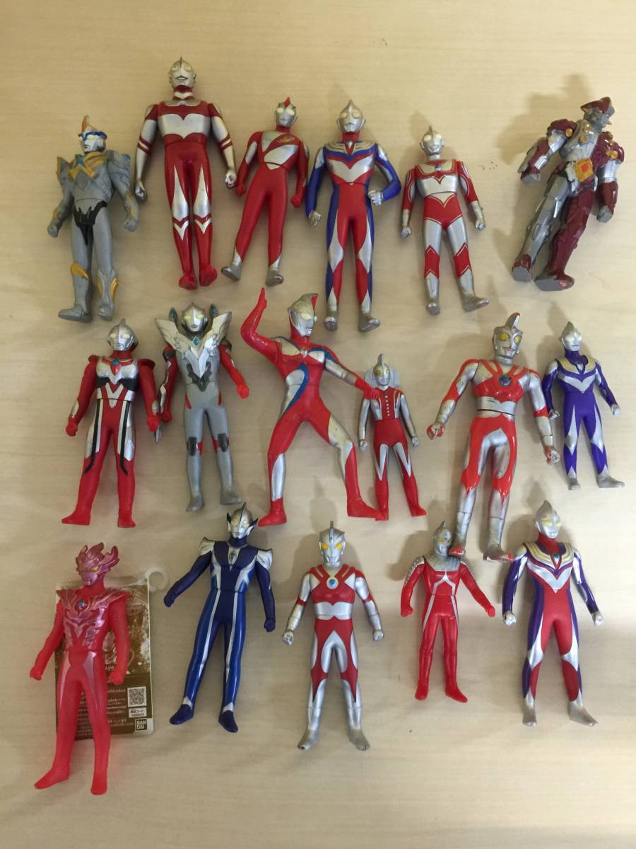 ウルトラマンフィギュア 4体セット ◎◎ウルトラマン ソフビ まとめ セット [キング タロウ セブン ダイナ