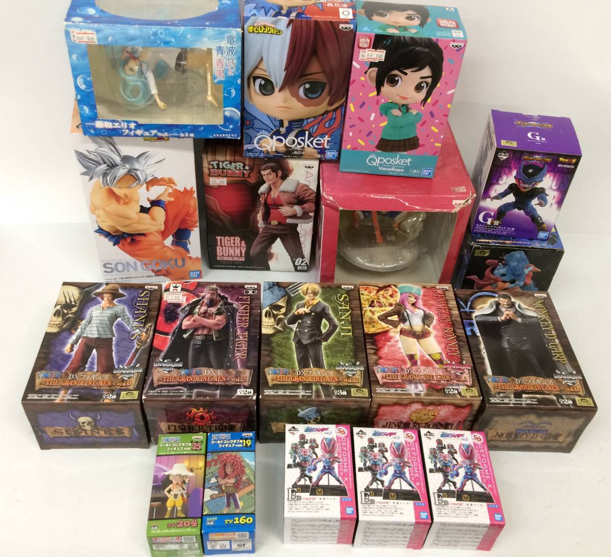激安大特価，限定セール フィギュア まとめ ワンピース/ヒロアカ/ドラゴンボール/Qposket/DX/ガープ/サンジ/ボニー/シャンクス/孫悟空他 Y72-92/0/0(コミック、アニメ)｜売買されたオークション情報、yahooの商品情報をア その他