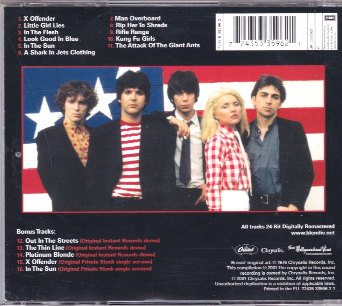 ☆BLONDIE(ブロンディ/妖女ブロンディ)76年のデビュー作にしてNYパンク 