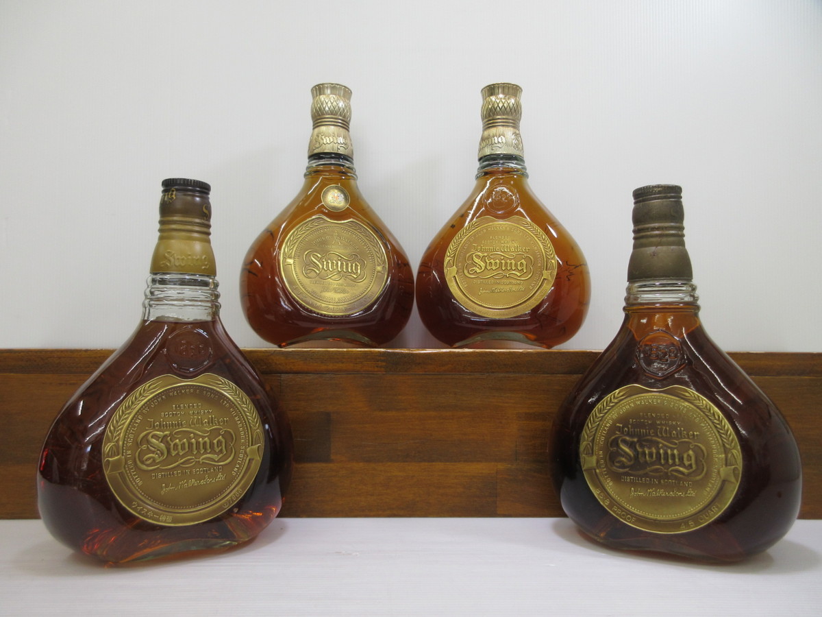 4本セット ジョニーウォーカー スイング Johnnie Walker Swing 750ml