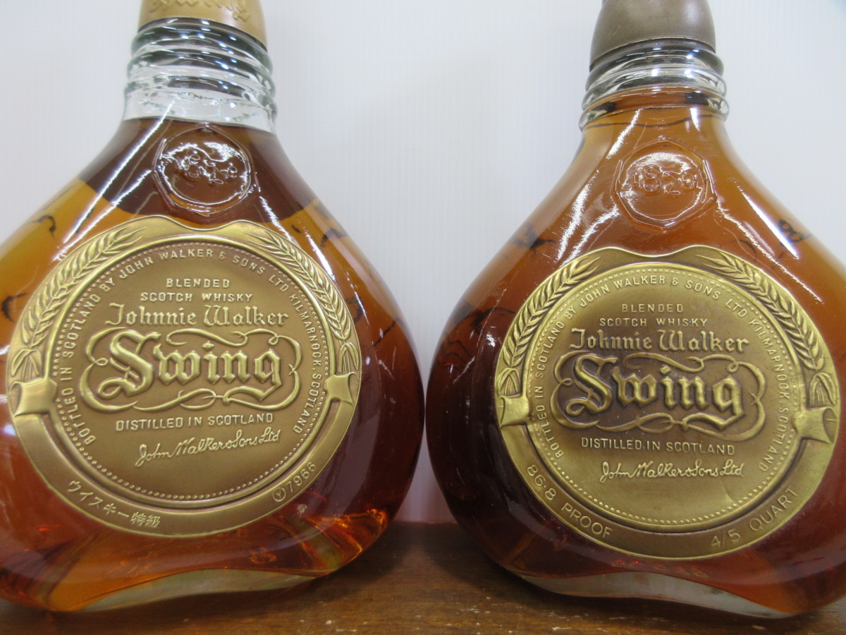 4本セット ジョニーウォーカー スイング Johnnie Walker Swing 750ml