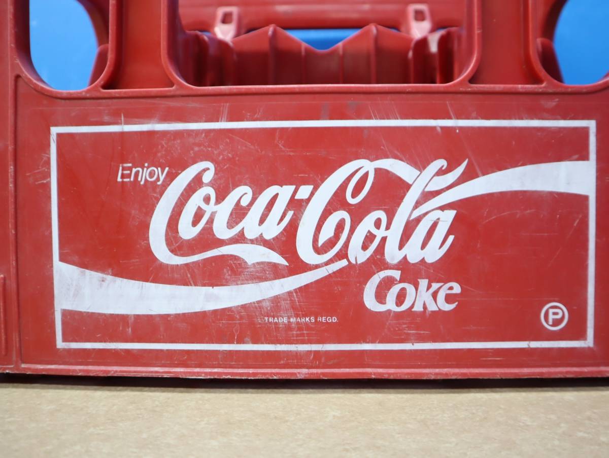 △昭和レトロ Cokeマーク付き｜瓶ケース ドリンクケース｜コカ・コーラ 
