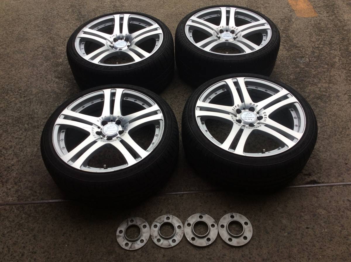 M5147ベンツに！ カールソン 1/5 RS EVO darkseries 8.5J +40 9.5J +45 112 5H 19インチアルミ＆245/35R19 275/30R19 夏タイヤセット☆彡