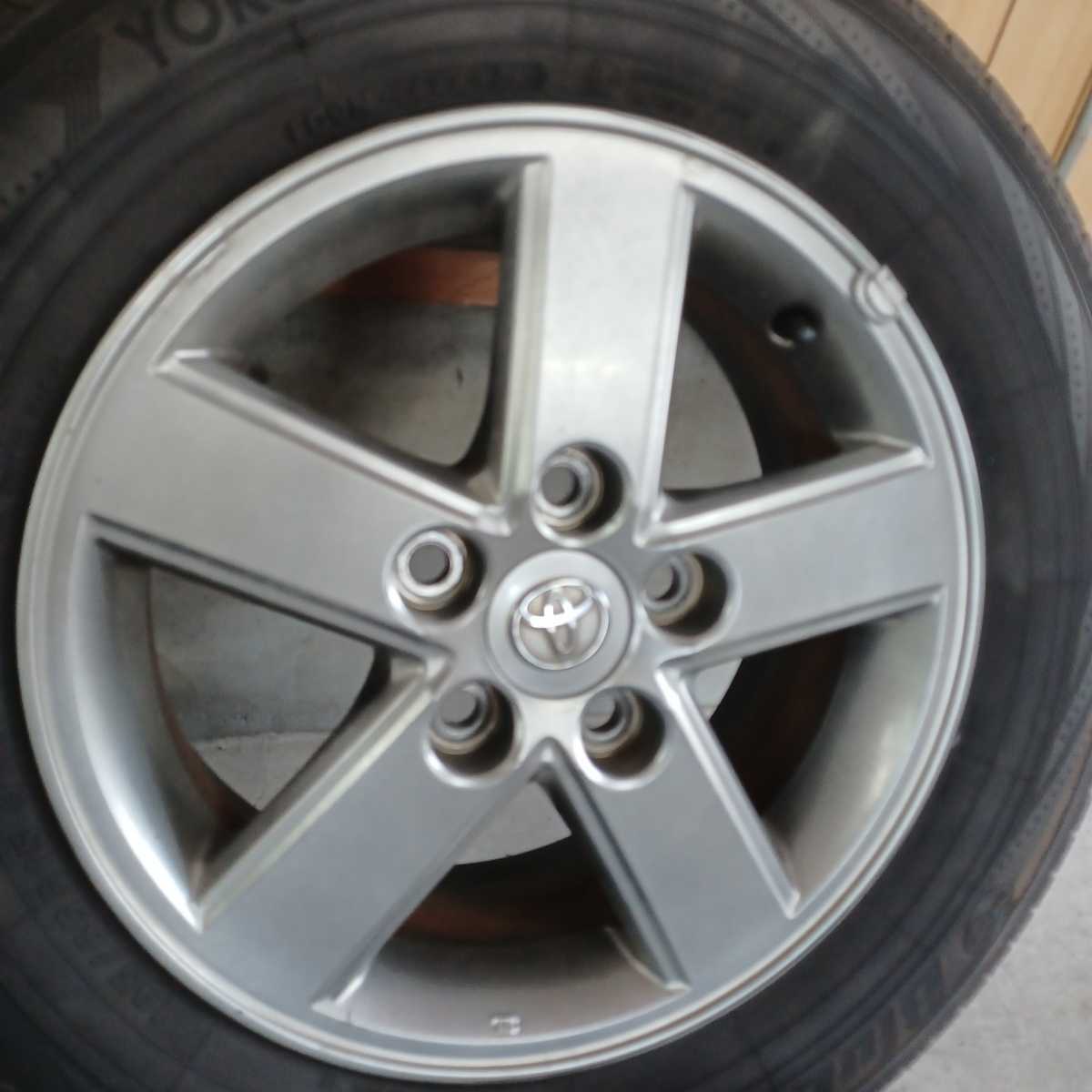 トヨタ 純正アルミ タイヤホイールセット 195/65-15 6.0-15+50 AZR60G 