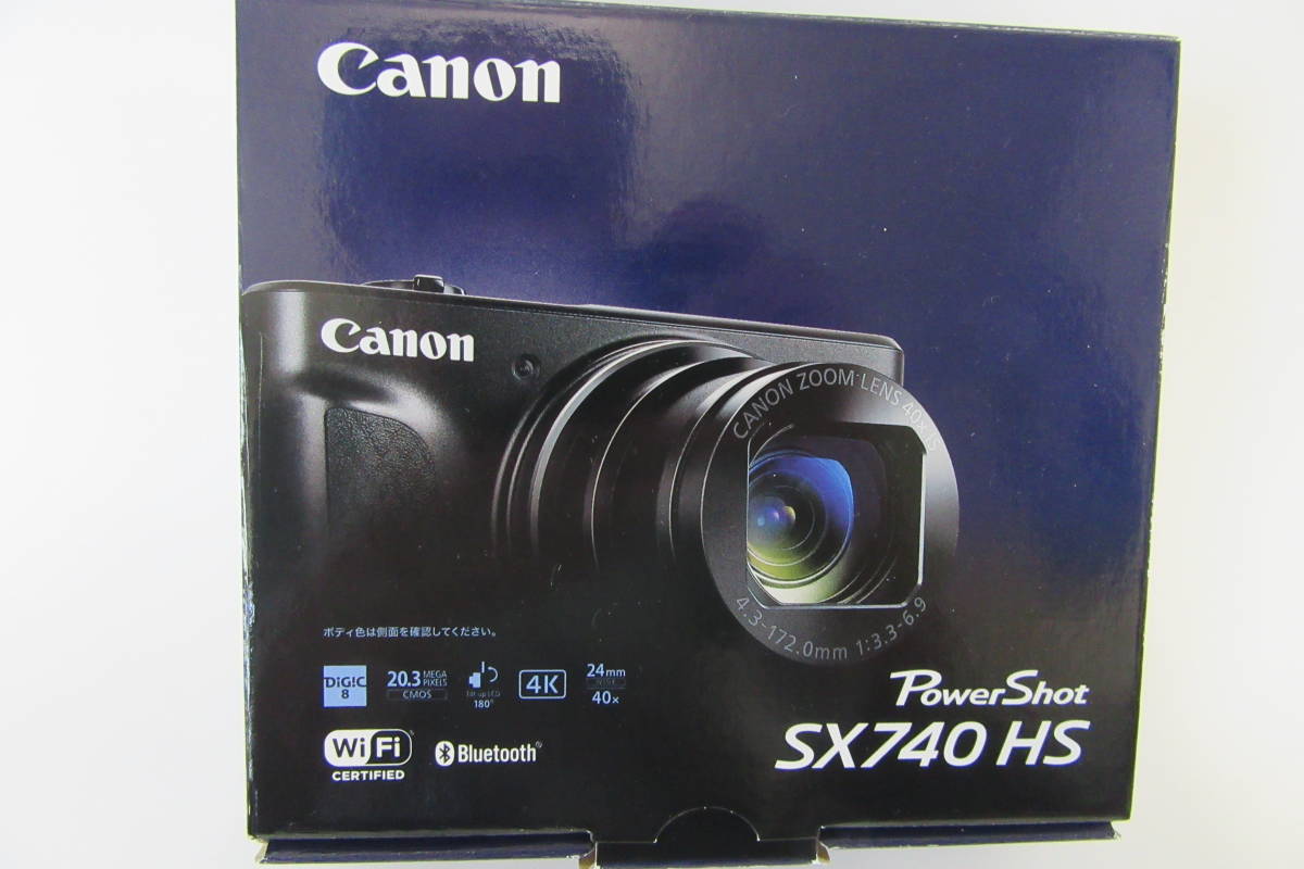 Canon PowerShot SX740 HS SX740HS ブラック☆光学40倍ズーム/4K動画 