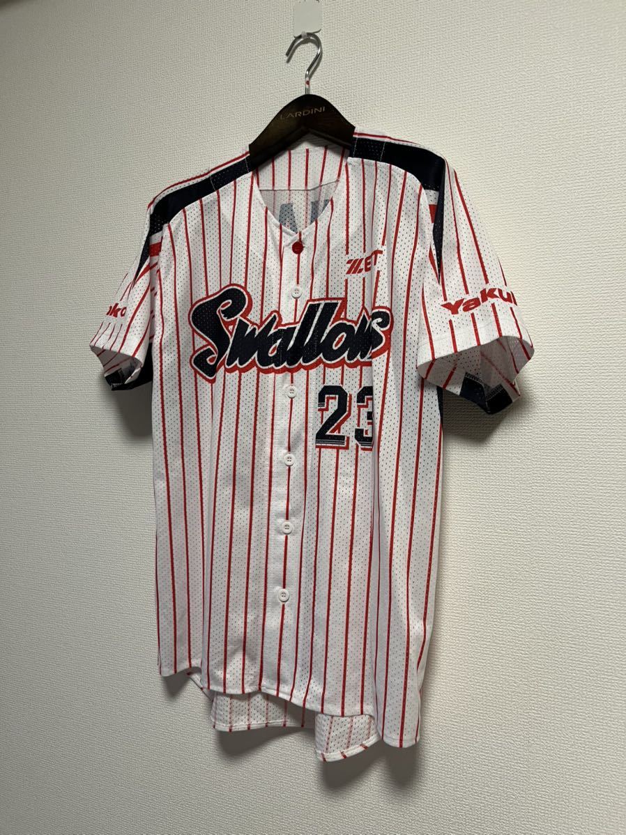 ZETT ゼット ヤクルトスワローズ ユニフォーム 23 山田哲人 K(応援