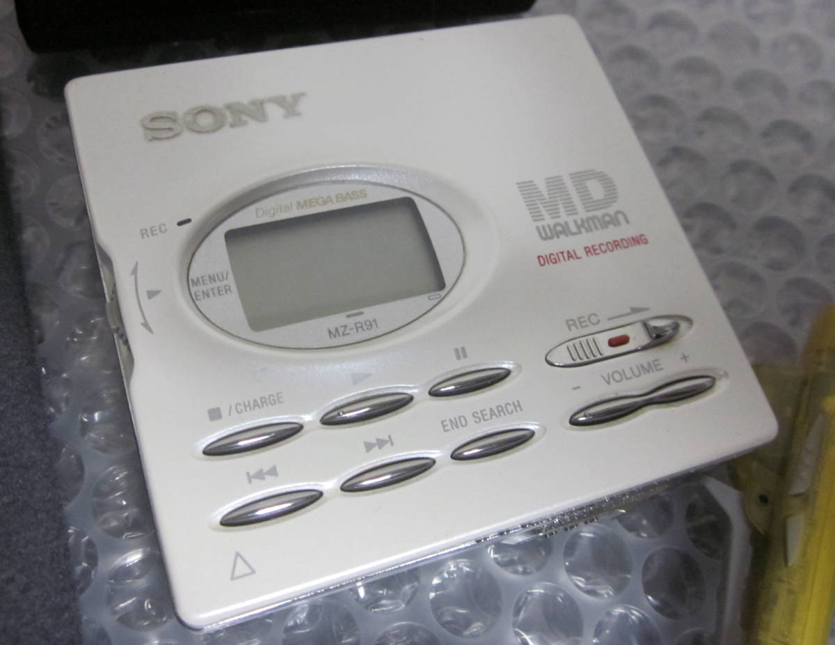 ☆ SONY ソニー ポータブルMDレコーダー MZ-R91 白 MD ウォークマン