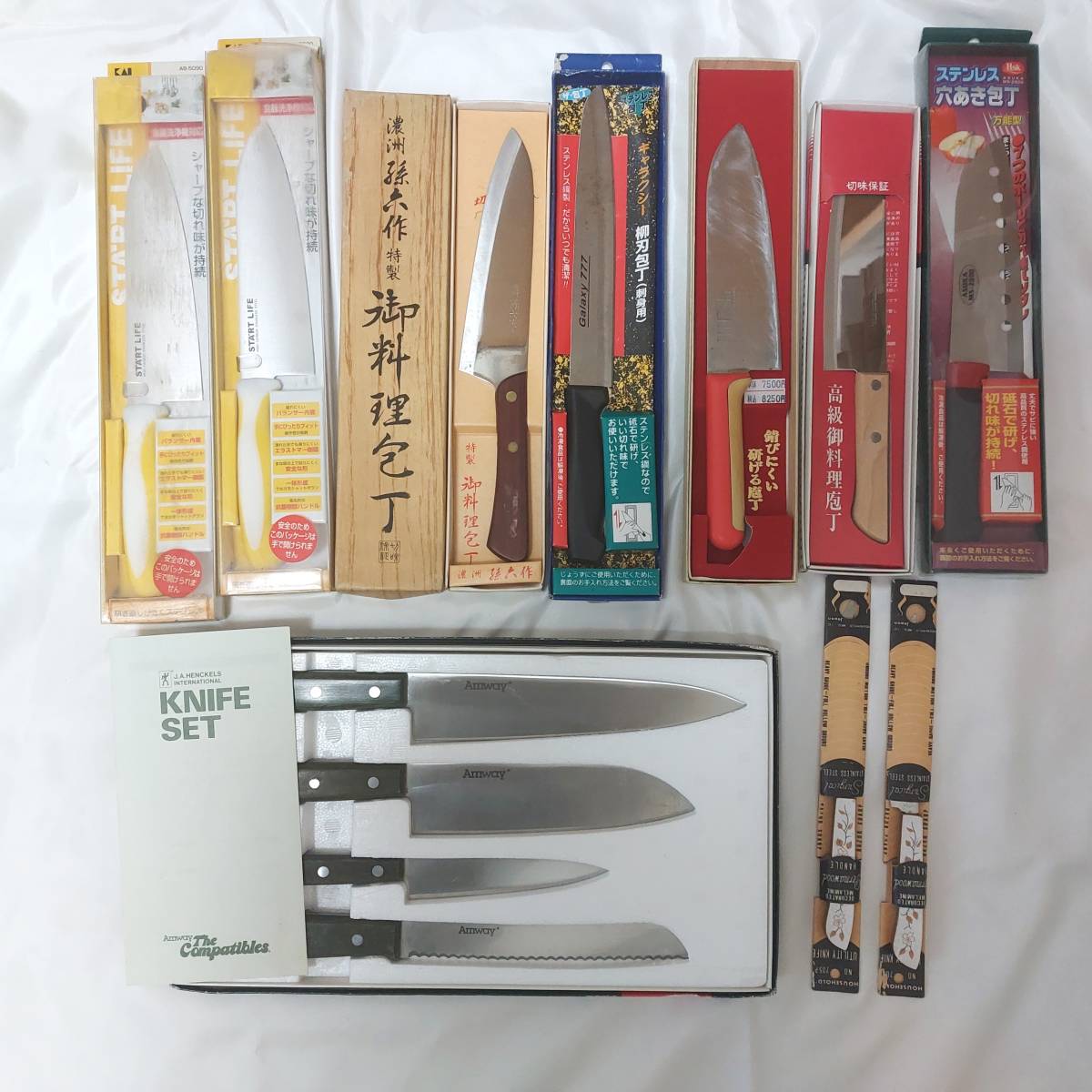 包丁 - ジャンク 三徳包丁 万能包丁 0 3本セット まとめ ナイフ 調理 
