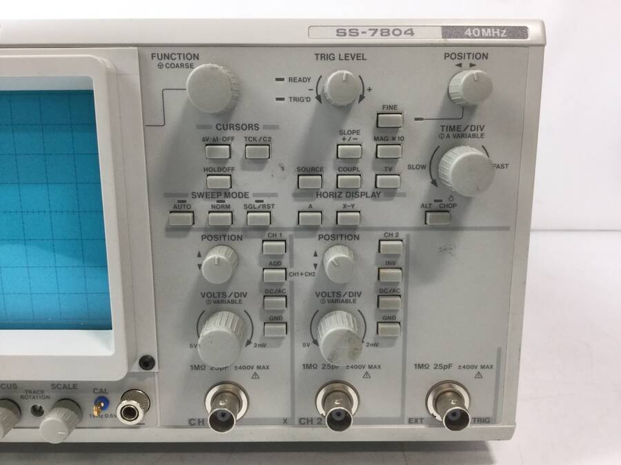 IWATSU 岩通 オシロスコープ SS-7804 40MHz IWATSU SS-7804 40MHz 岩通 オシロスコープ＊現状品 IWATSU SS-7804 岩