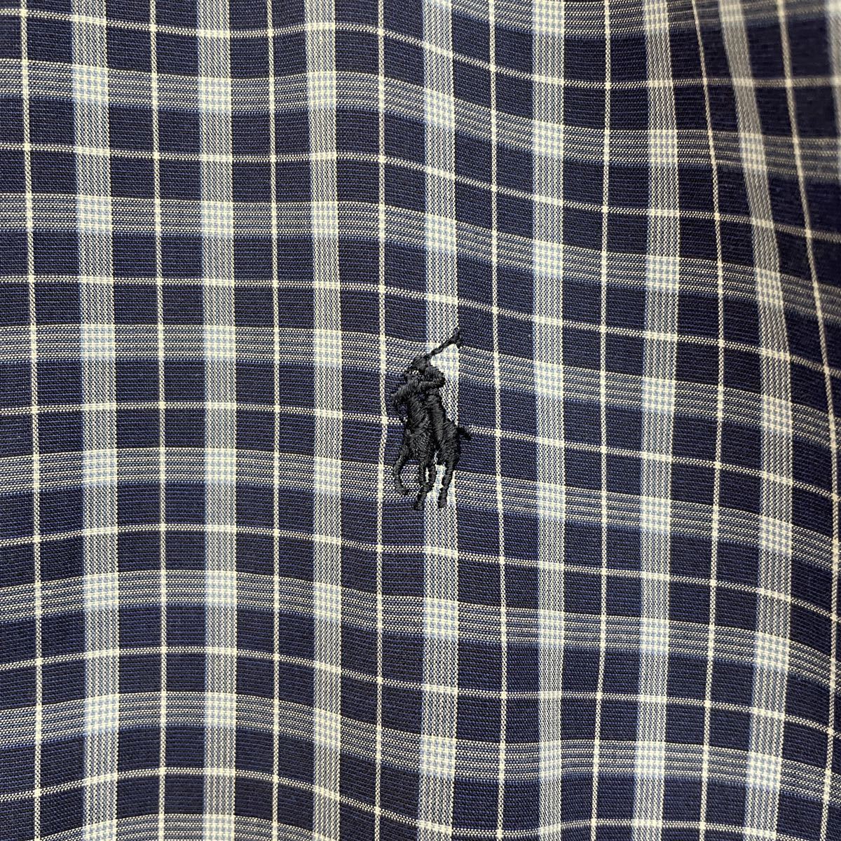 ラルフローレン BLAKE Ralph Lauren チェックシャツ ハーフシャツ長袖
