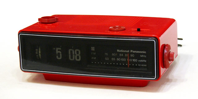 National Panasonic FM-AM デジタルクロックラジオ RC-6030