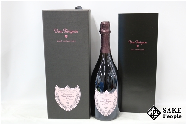 【人気SALE，2026】 注目 ドン ペリニヨン ロゼ 2003 750ml 12.5％ 箱 冊子付き シャンパン(ドン・ペリニヨン)｜売買されたオークション情報、yahooの商品情報をアーカイブ公開 - オークファン スパークリング