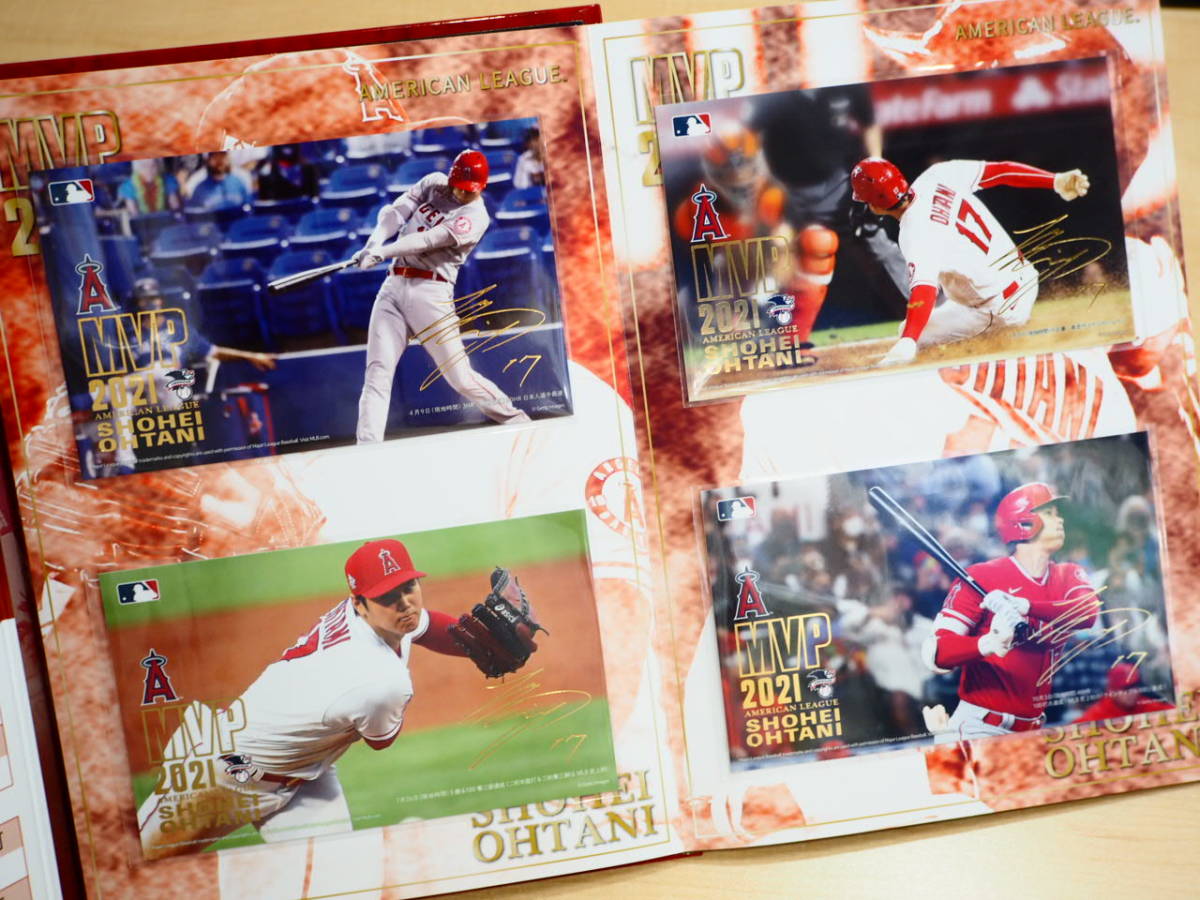 未使用◇大谷翔平 MLB 2021 MVP記念 プレミアムフレーム 切手・ポスト 