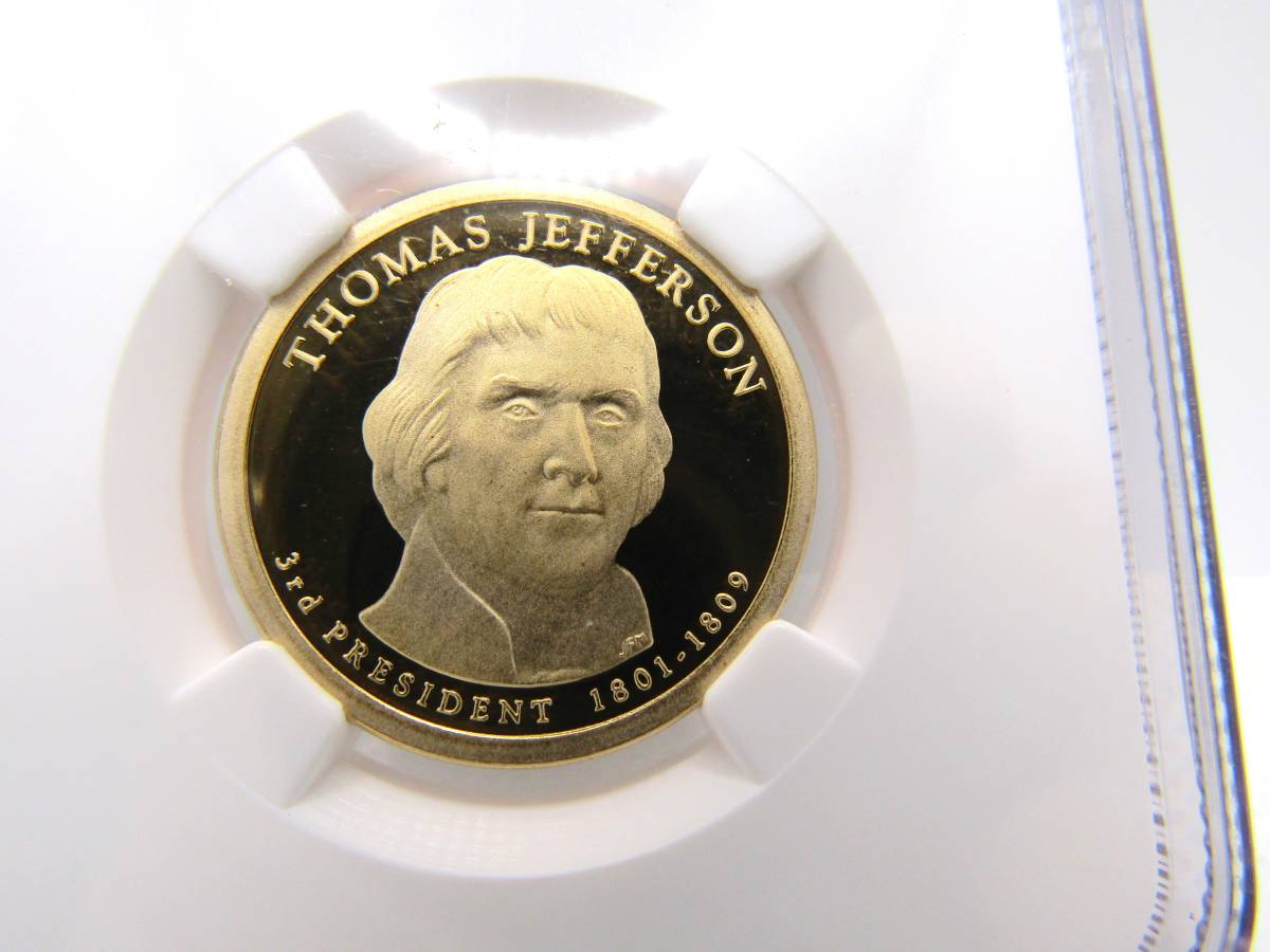 1801-1809年 トーマス・ジェファーソン 1ドル金貨 大統領シリーズ