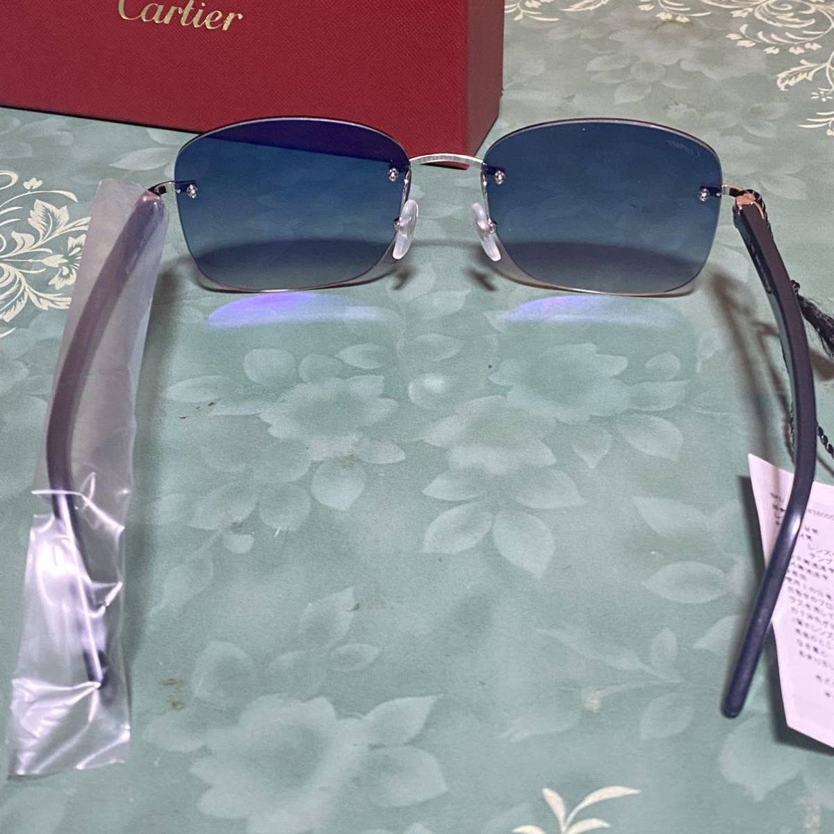 ◇Cartier カルティエ ツーポイント グラデーションレンズ サングラス 