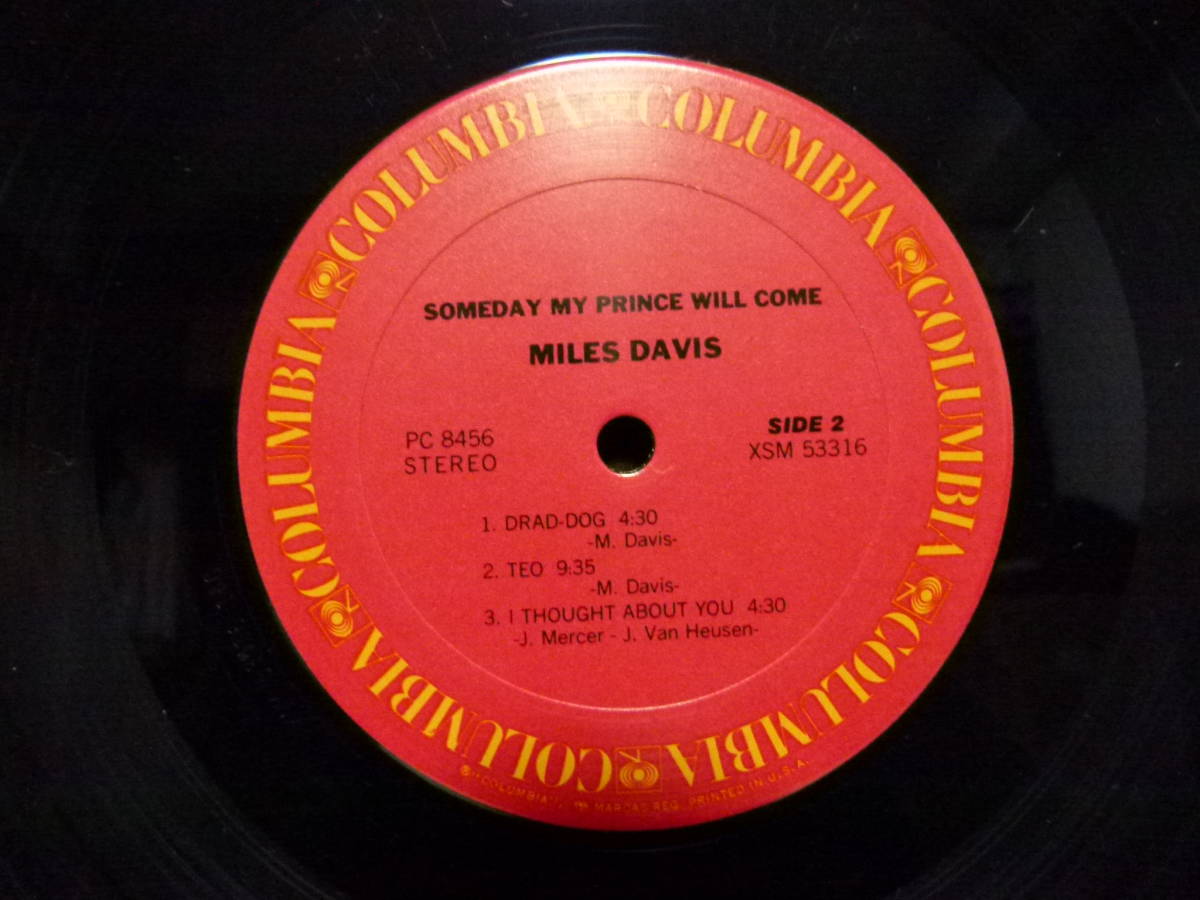 □激レア□美盤□MILES DAVIS□SOMEDAY MY PRINCE WILL COME□