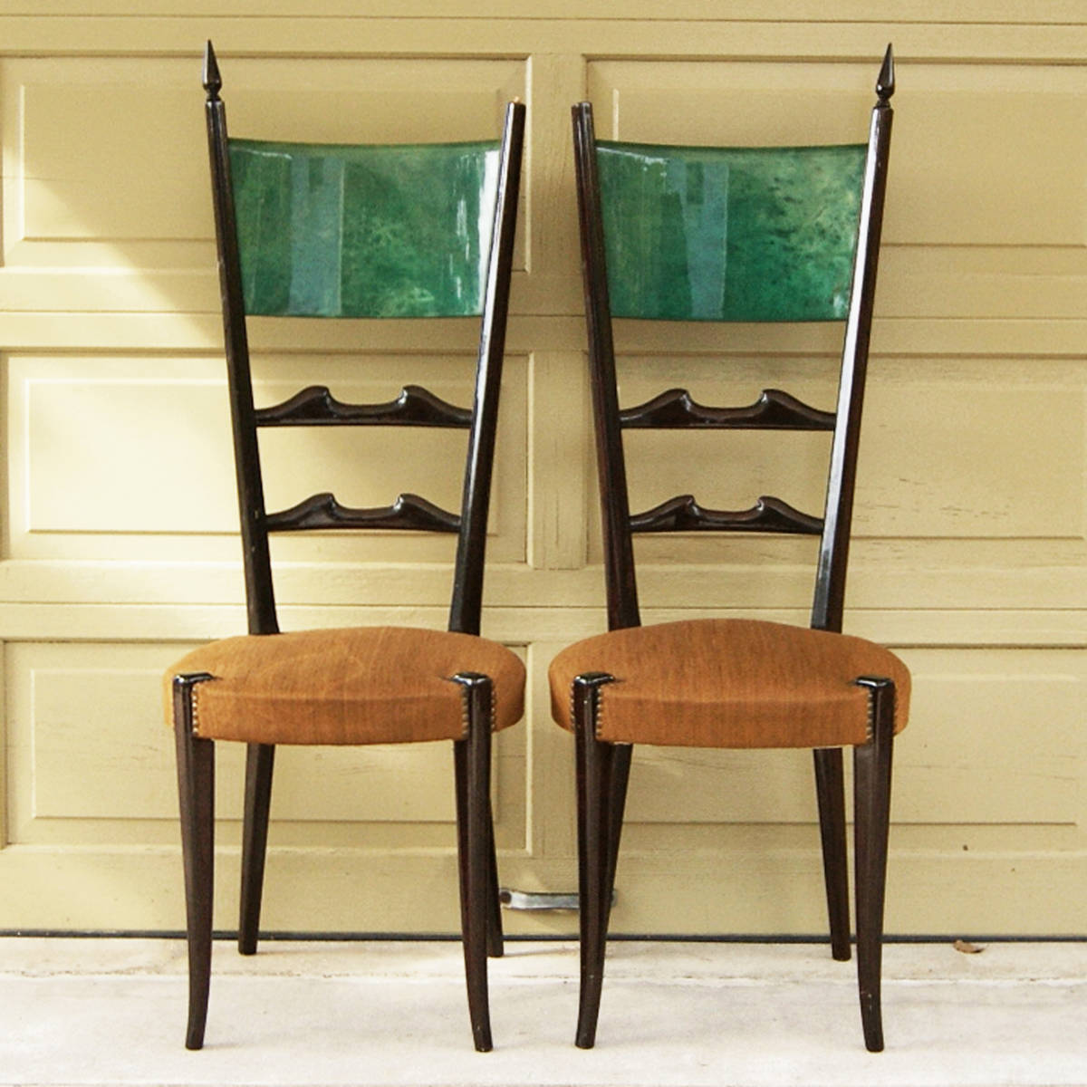 椅子　ALDO TURA アルド　トゥーラ　椅子 Aldo Tura Italian Coffee Mid by Table Century - Mid-Century