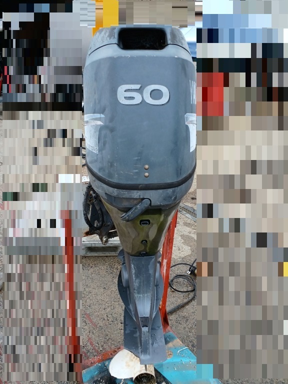 ヤマハ製 船外機 60馬力 4スト 棒ハンドル パーツ取りにも最適 