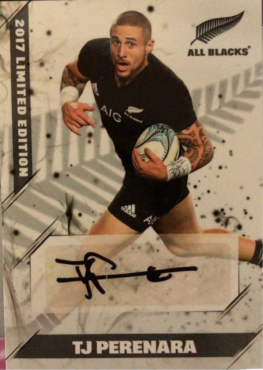 TJペレナラ 直筆サインカード オールブラックス 150枚限定 TJ PERENARA 