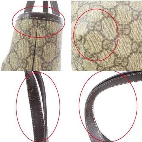 グッチ GUCCI 総柄 トートバッグ GG柄 ハンドバッグ ベージュ キャンバス GUCCI(グッチ) レザー GGキャンバス GG ナイロン &frasl; ご購 GUCCI◇グッチ&frasl;ハンドバッグ&frasl;キャンバス&frasl;RED&frasl;総柄&frasl;型崩れ有り&frasl;1079