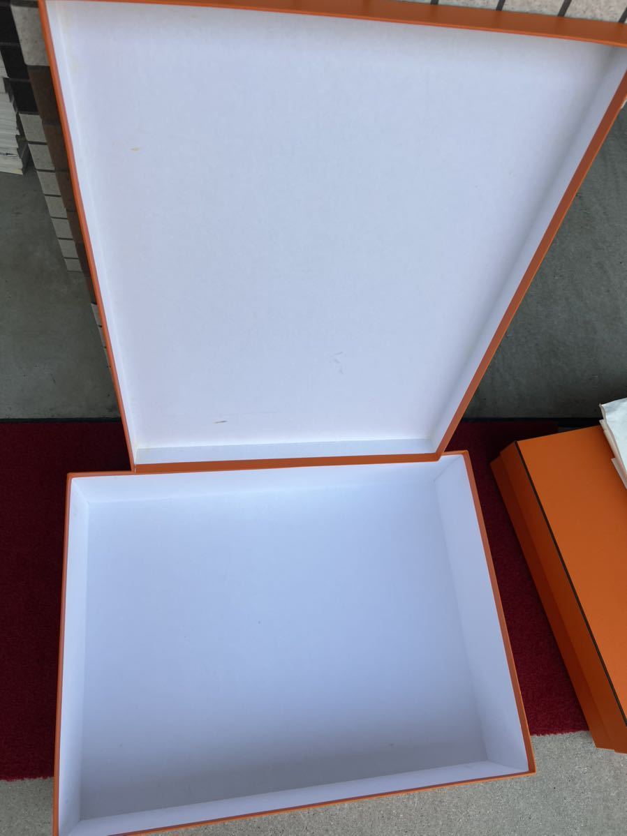 HERMES】エルメス 空き箱 空箱 特大、大型 2個 252/670 オレンジ