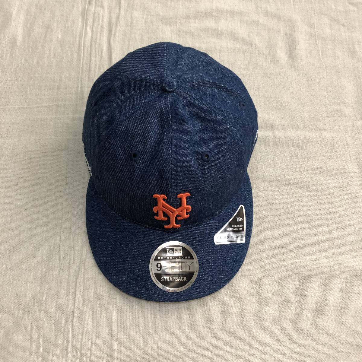 aime leon dore x newera 9fifty デニム NYC発！ 新品未使用 AIME LEON DORE x NEW ERA [Mets] 9FIFTY RETRO
