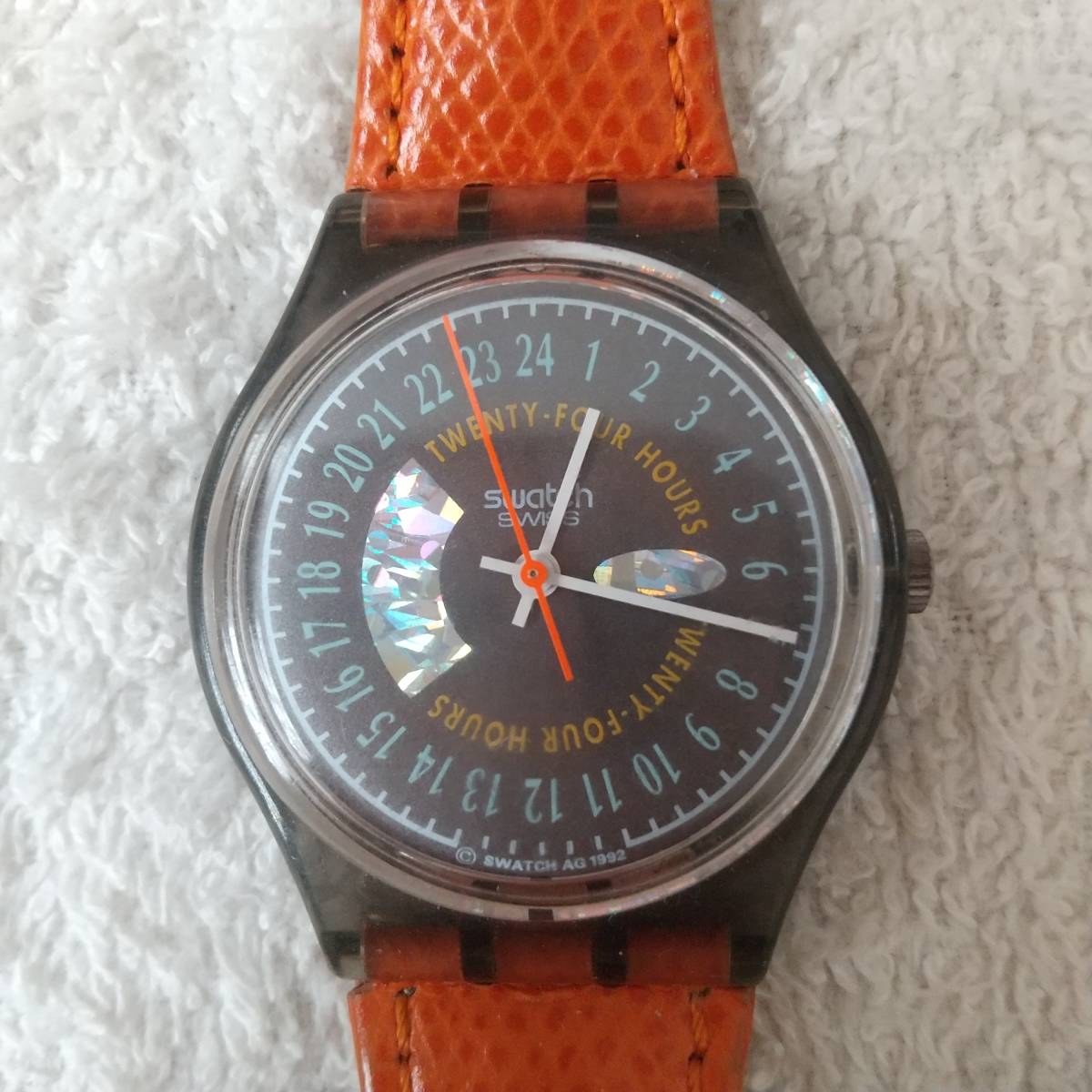 スウォッチ 24時間 腕時計 Swatch 珍品24時間表示時計 スウォッチ 
