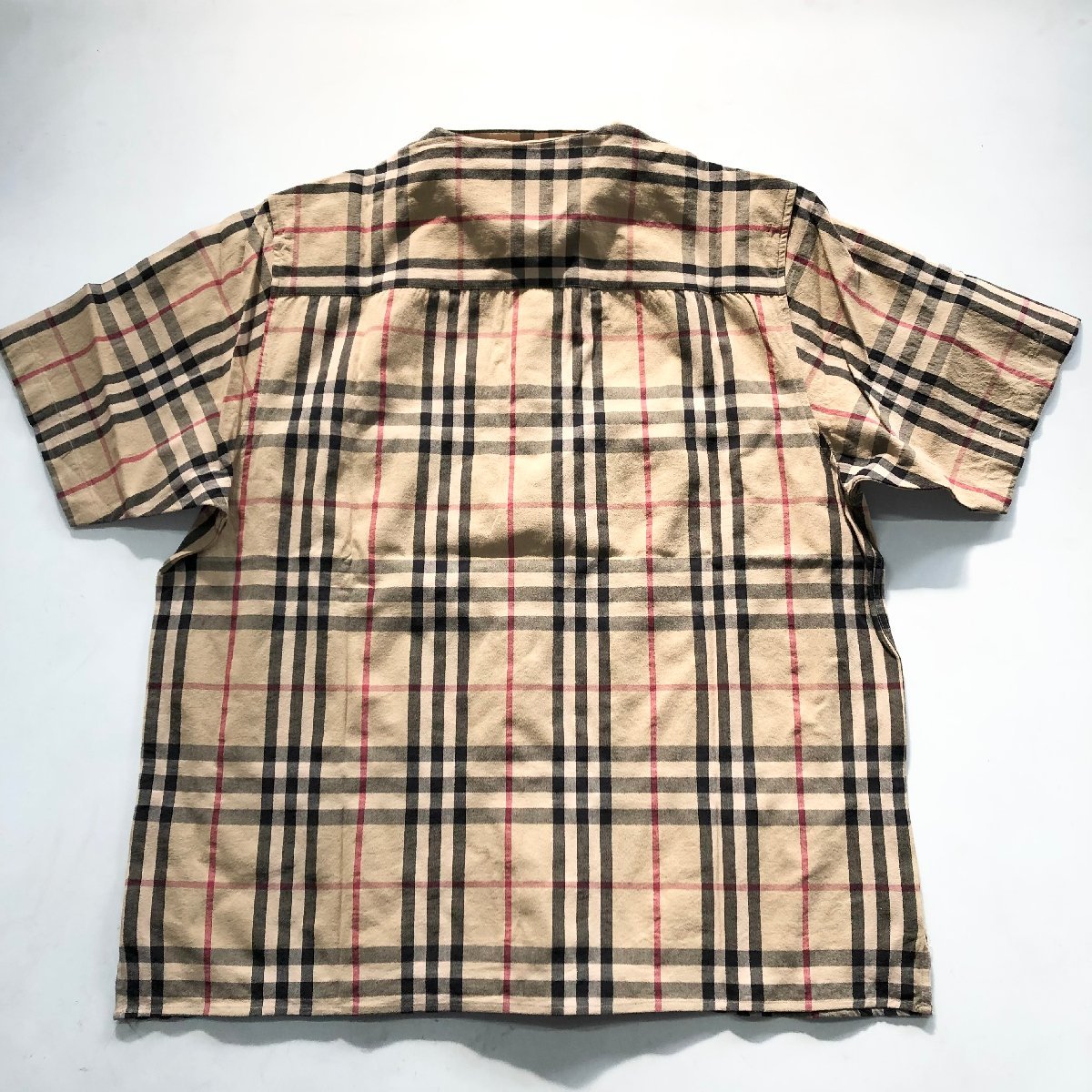 ☆美品 BURBERRY LONDON バーバリー ロンドン 半袖 シャツ ブラウス 