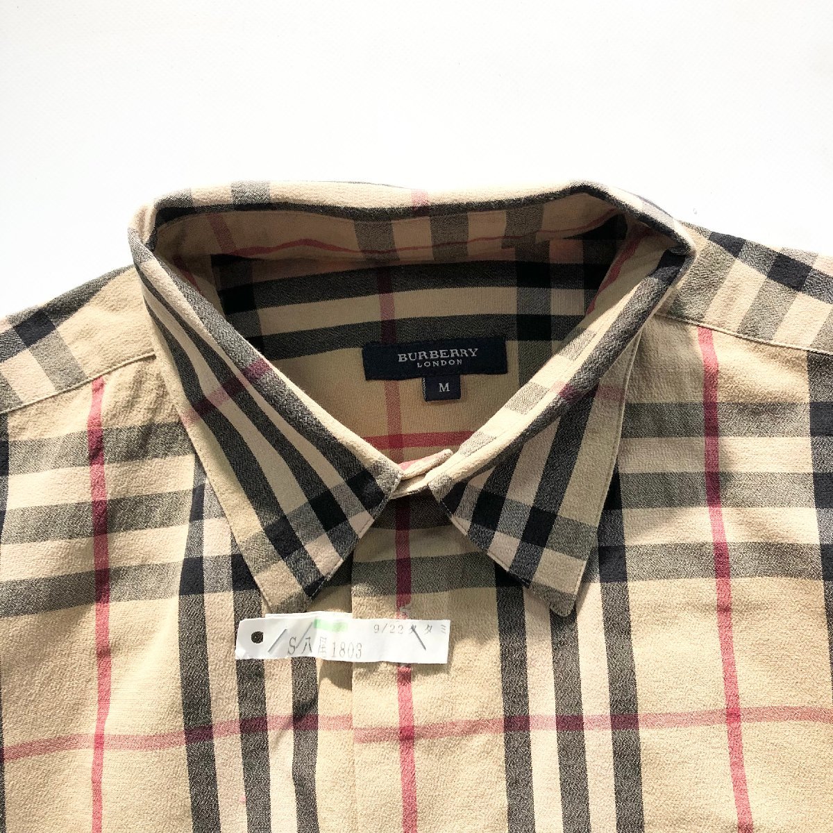 ☆美品 BURBERRY LONDON バーバリー ロンドン 半袖 シャツ ブラウス 