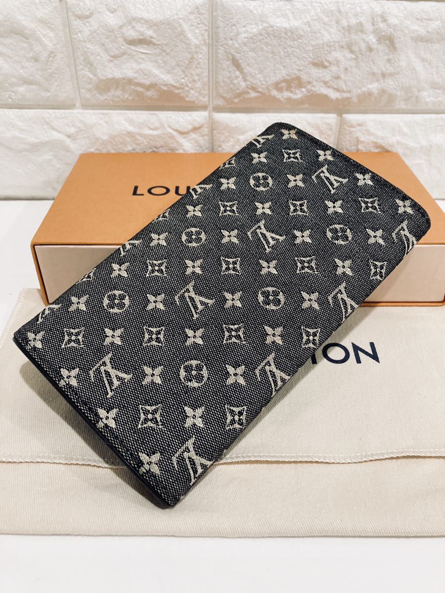 LOUIS VUITTON 極上美品 ルイヴィトン モノグラム ミニ 三つ折り 長 