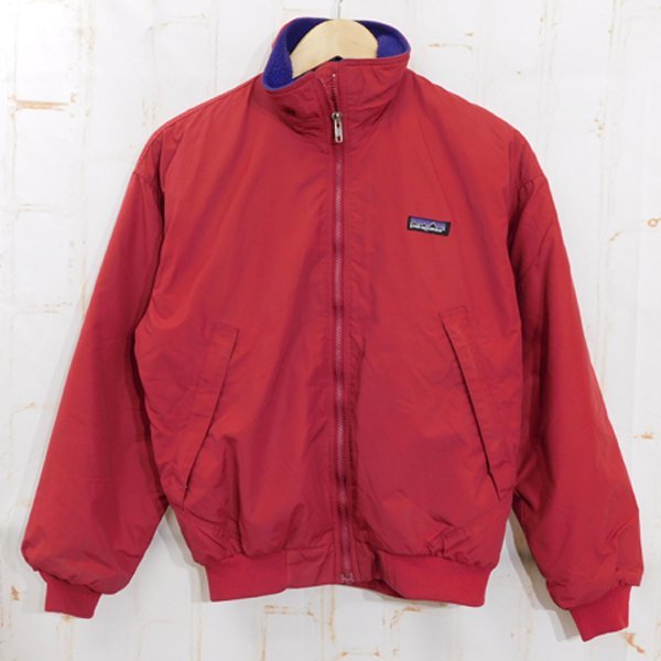 2519251■【古着】パタゴニア patagonia■裏フリースナイロンジャケット U.S.A製■8■赤
