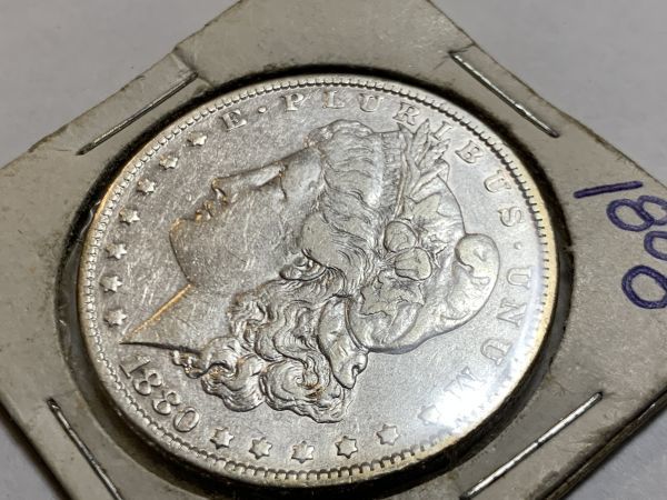 1880年 ミントマークO 1ドル銀貨 モルガンダラー アメリカコイン 外国 