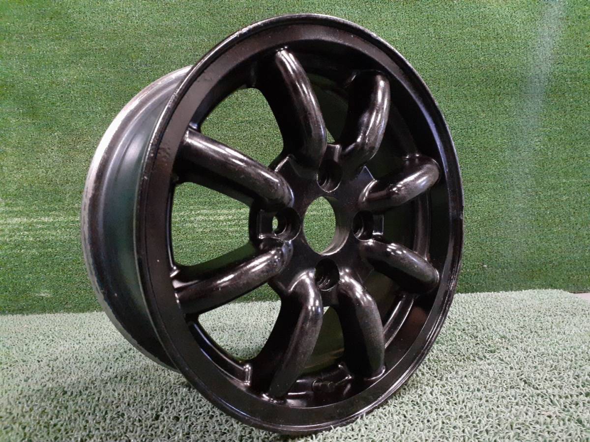 社外 14インチ 6J +38 PCD100 ワタナベ風ホイール 2本 中古 売切