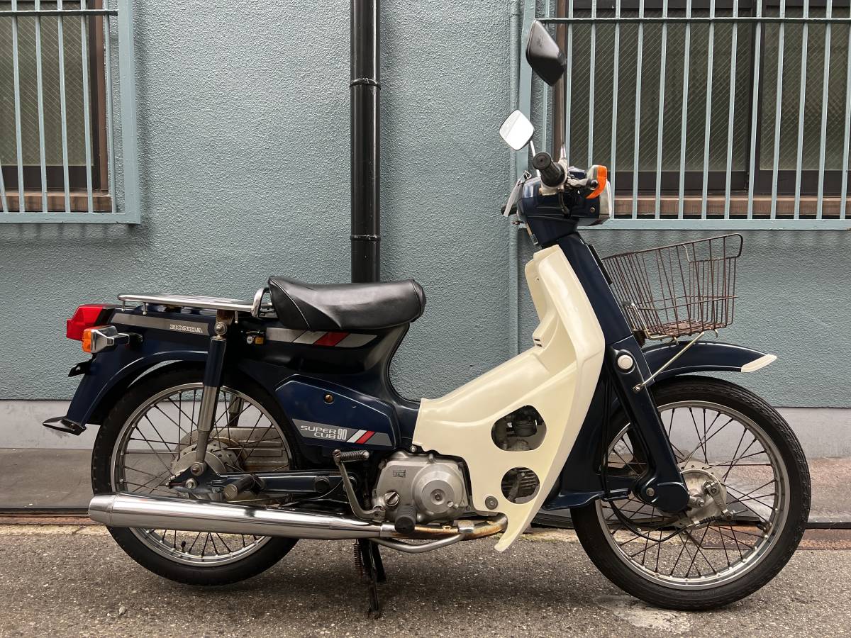 ☆　HONDA スーパーカブ90 カスタム　6414km　セル付き　HA02　実動　神戸　☆ スーパーカブ90 ホンダ | オリジナルフル 低走行ホンダ Cubのある生活