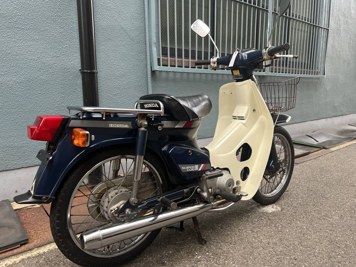 ☆　HONDA スーパーカブ90 カスタム　6414km　セル付き　HA02　実動　神戸　☆ スーパーカブ90 ホンダ | オリジナルフル 低走行ホンダ Cubのある生活