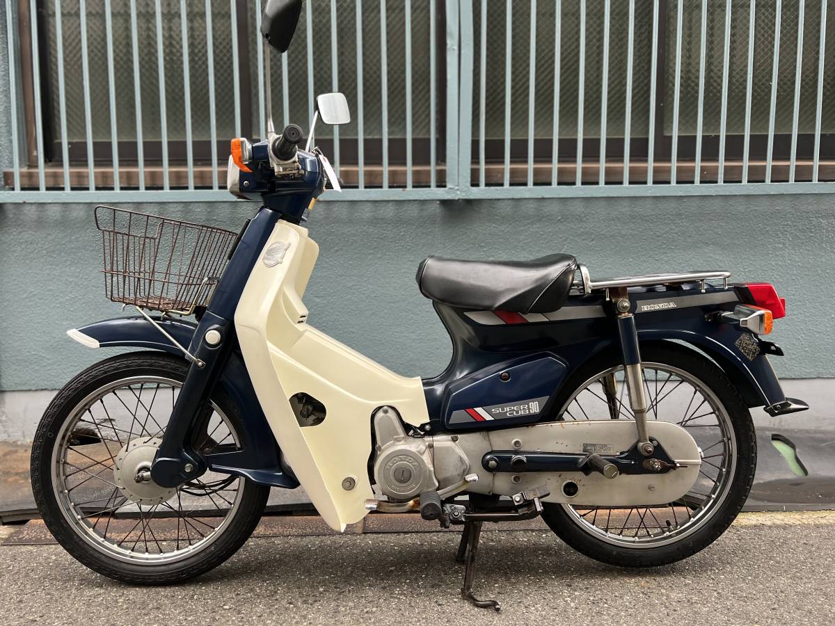 ☆　HONDA スーパーカブ90 カスタム　6414km　セル付き　HA02　実動　神戸　☆ スーパーカブ90 ホンダ | オリジナルフル 低走行ホンダ Cubのある生活