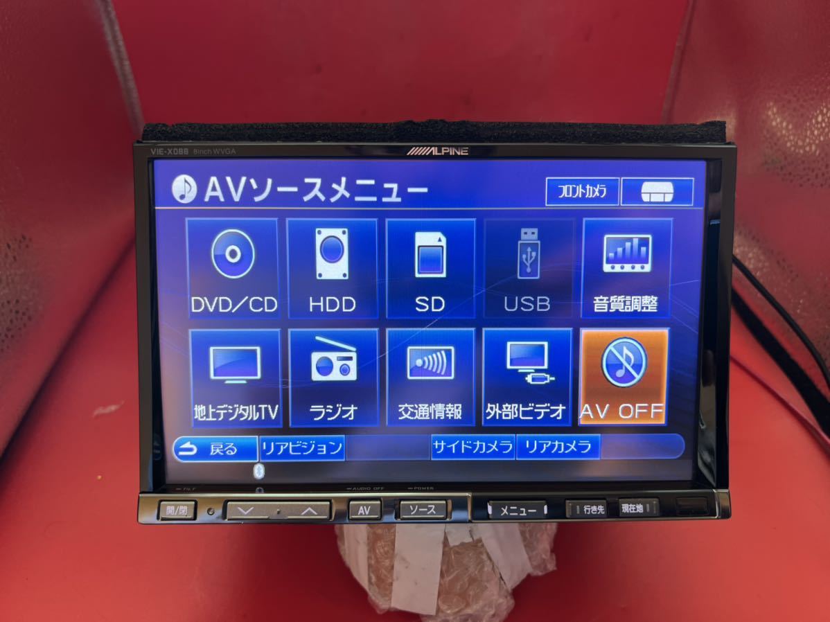 ☆ALPINE HDDナビ VIE-X077 DVDビデオ再生可☆動作良好 | 1STSSS.COM