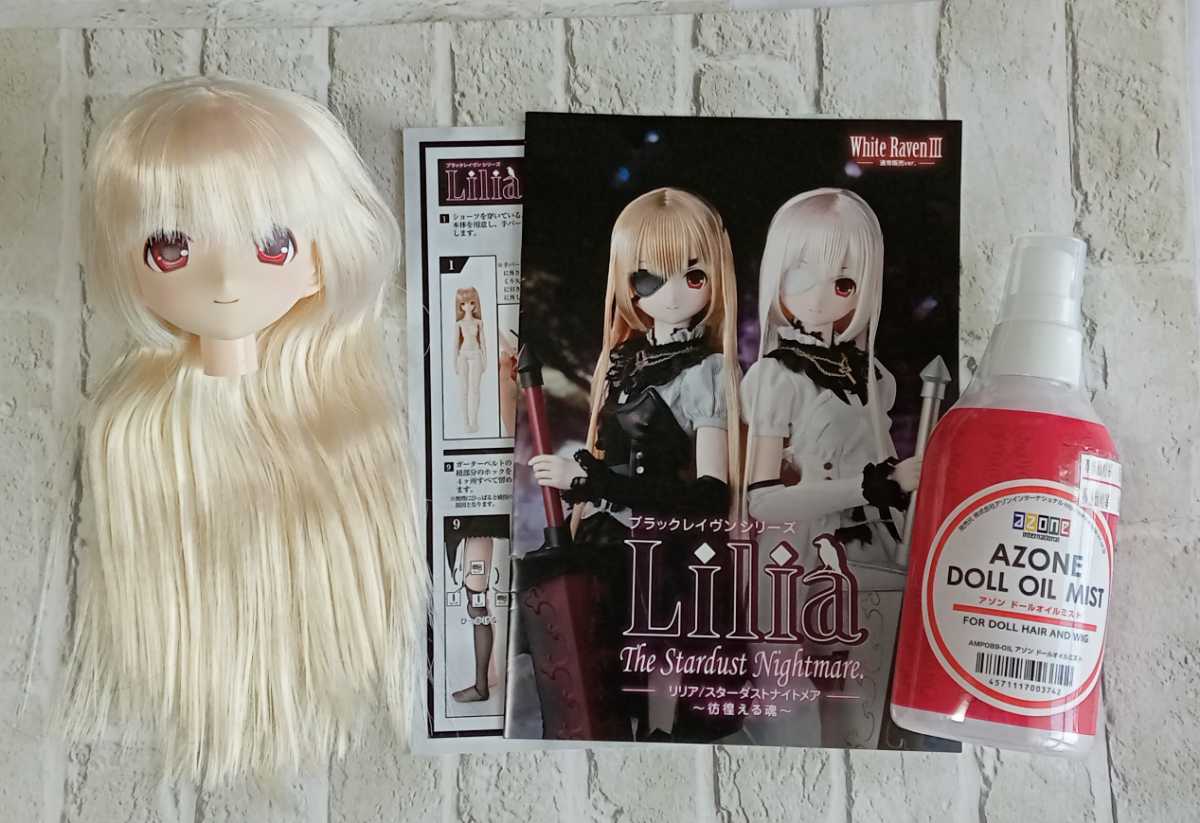 アゾン 1／3 リリア ホワイトレイヴンⅢ ヘッド＆説明書 新品の 