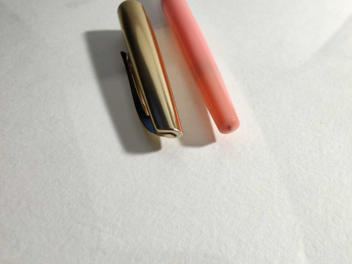 プラチナ 旧型 ソフトペン S66-30 ピンクxゴールドキャップ / PLATINUM