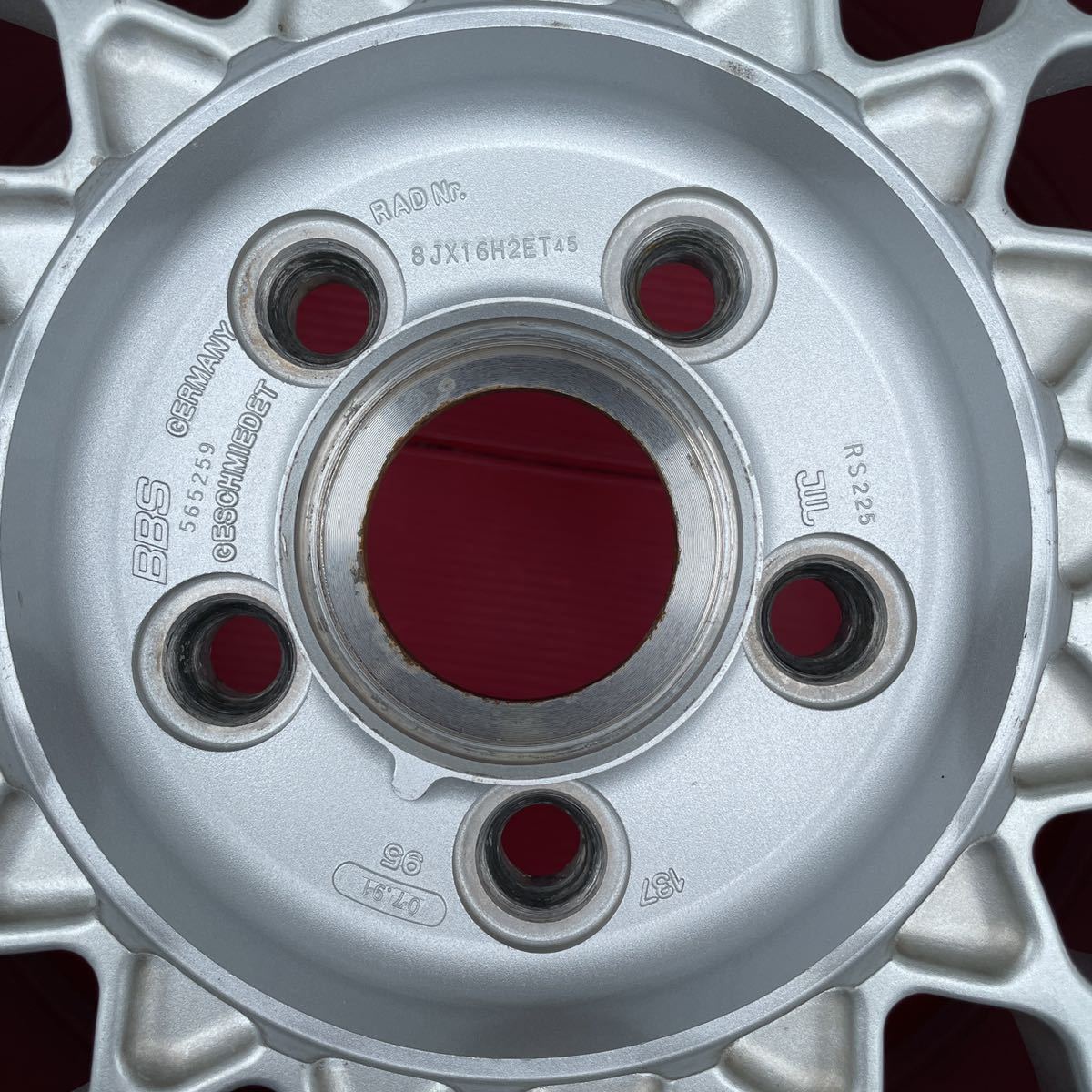 BBS RS137/RS225 16インチホイール 8J/7J ☆A-72（1000円
